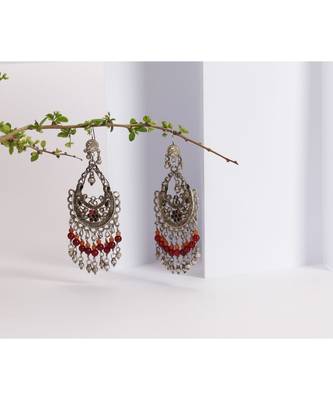 Sangeeta Boochra Silver Earrings 1