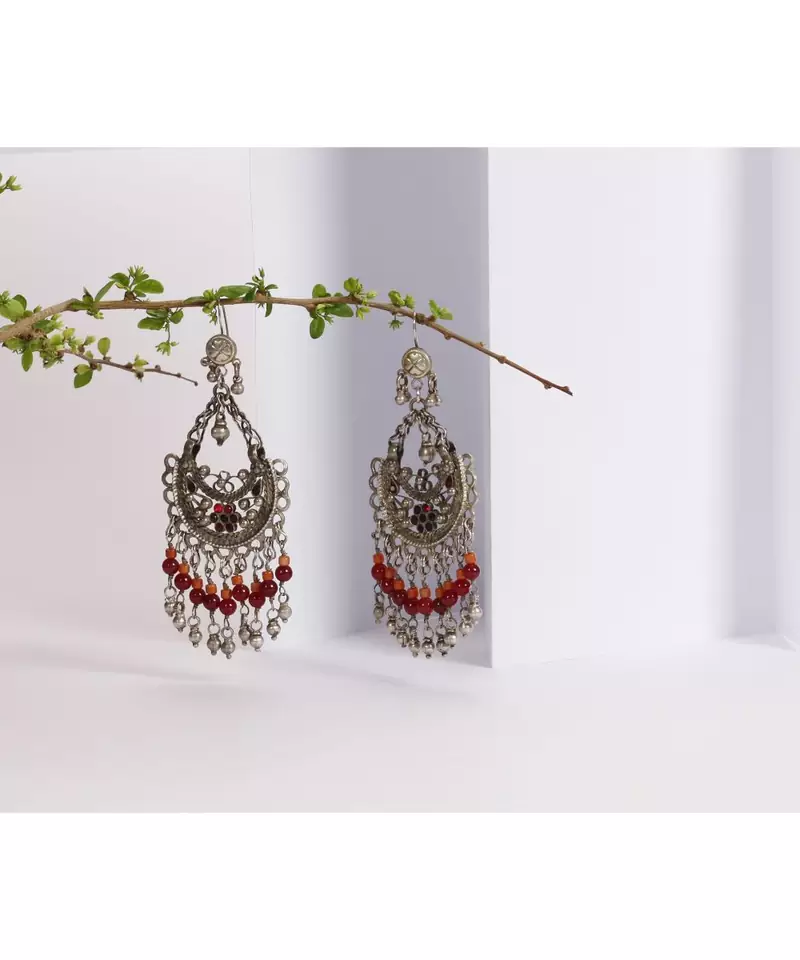 Sangeeta Boochra Silver Earrings