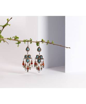 Sangeeta Boochra Silver Earrings 1
