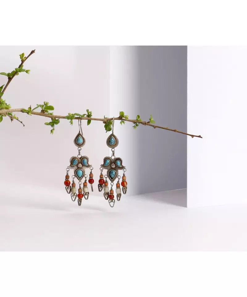 Sangeeta Boochra Silver Earrings