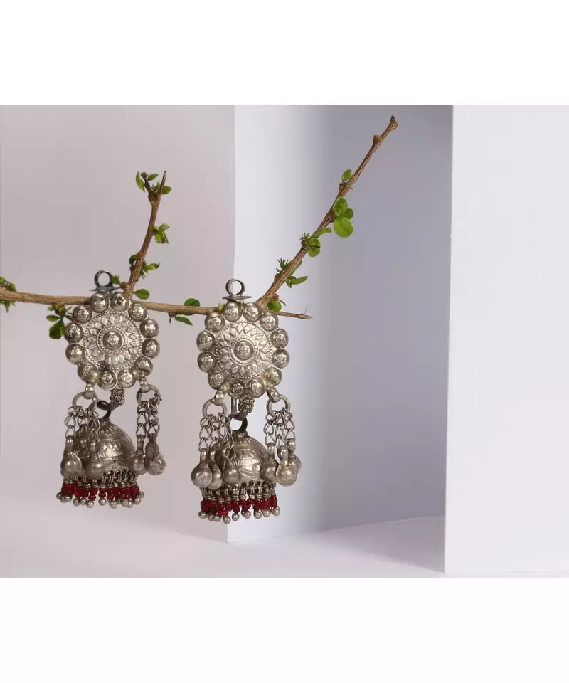 Sangeeta Boochra Silver Earrings