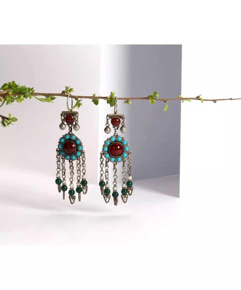 Sangeeta Boochra Silver Earrings