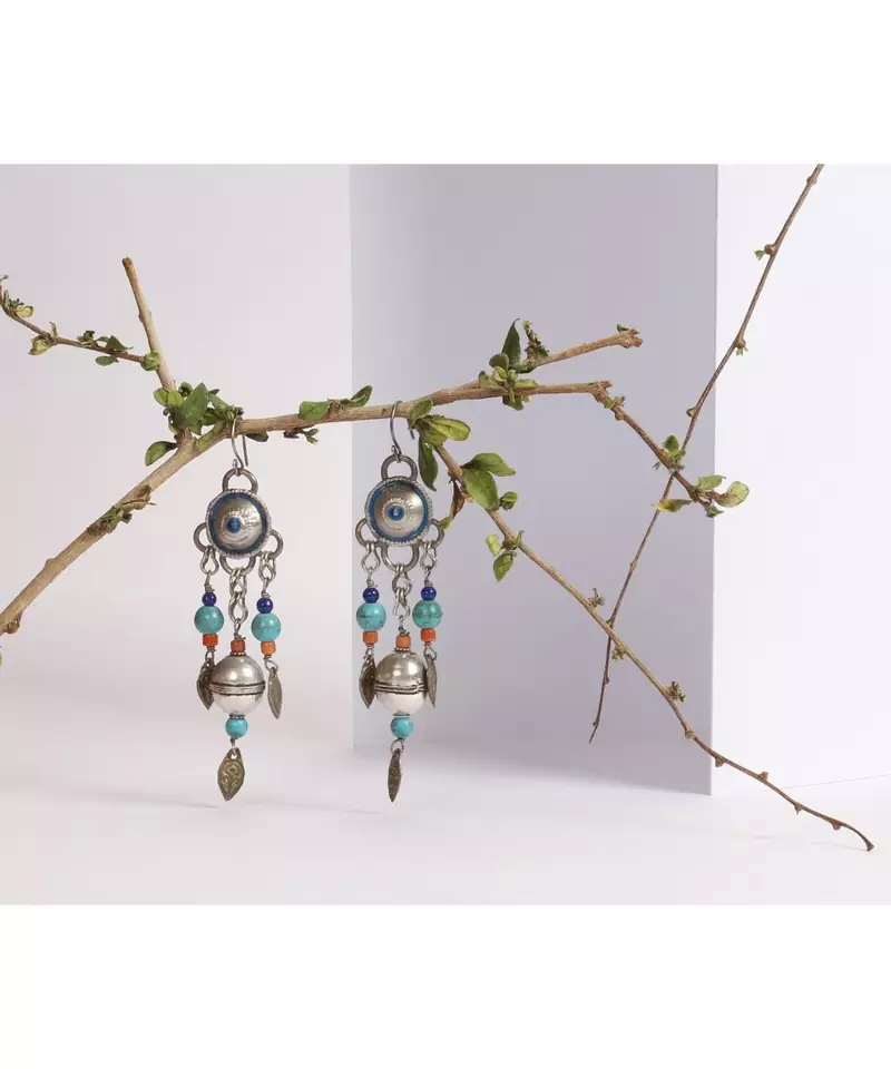 Sangeeta Boochra Silver Earrings