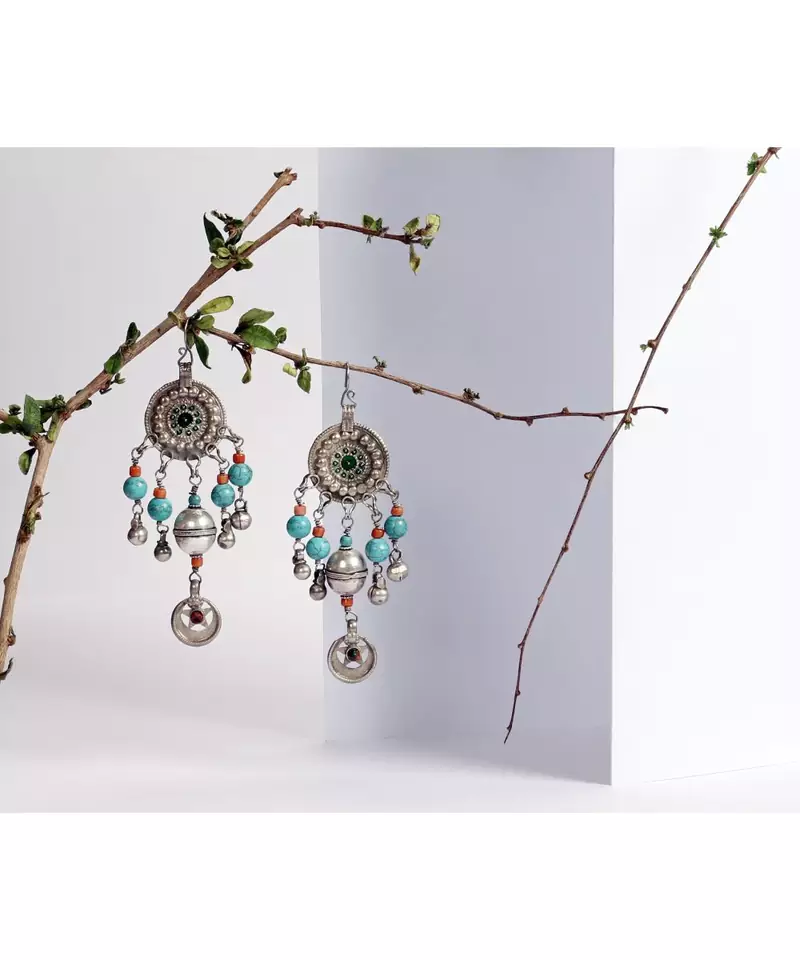 Sangeeta Boochra Silver Earrings