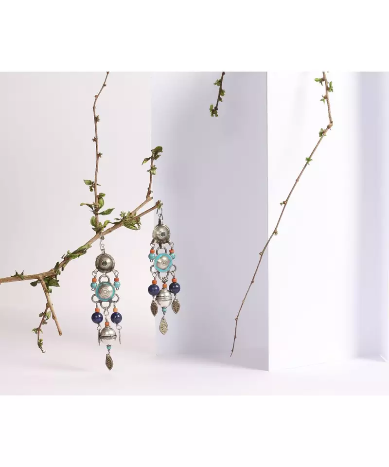 Sangeeta Boochra Silver Earrings