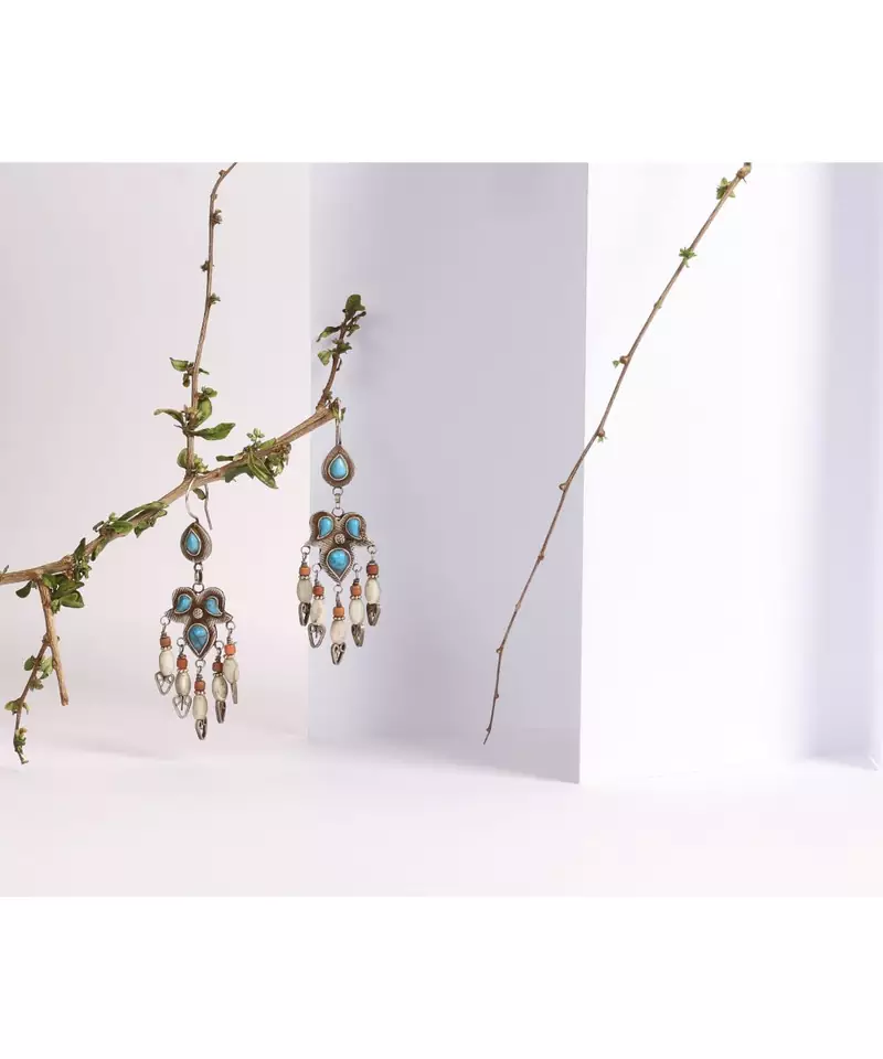 Sangeeta Boochra Silver Earrings