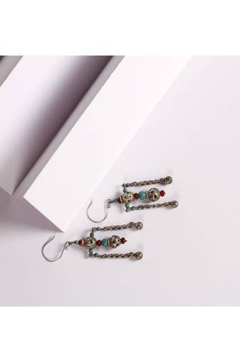 Sangeeta Boochra Silver Earrings