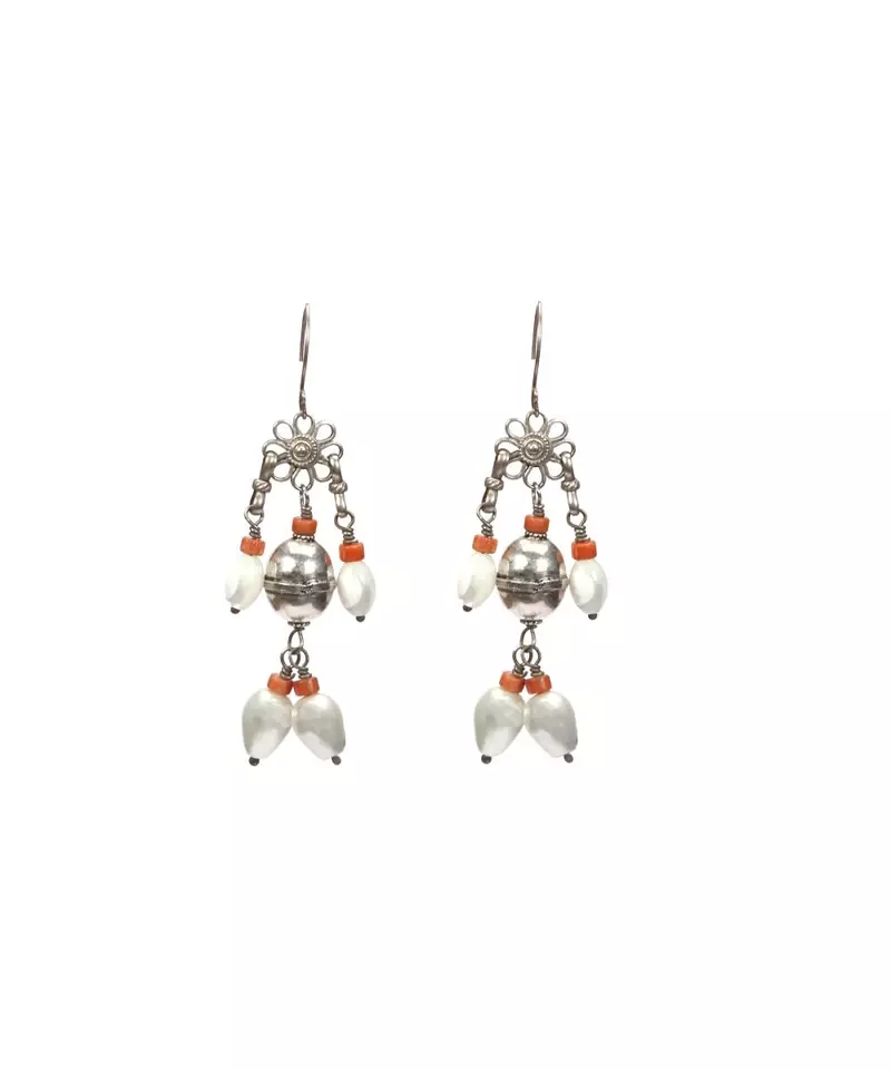 Sangeeta Boochra Silver Earrings