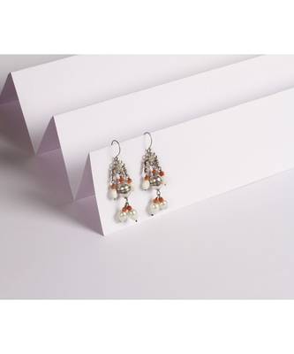 Sangeeta Boochra Silver Earrings 2
