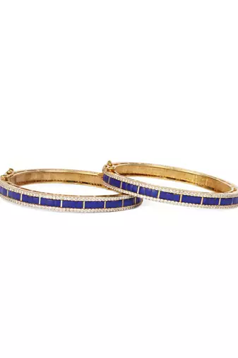 Sangeeta Boochra Silver Bangles