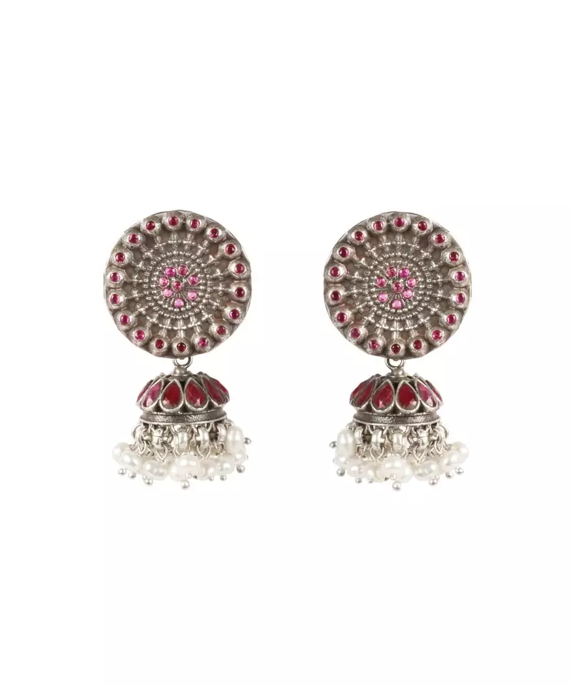Sangeeta Boochra Silver Earrings