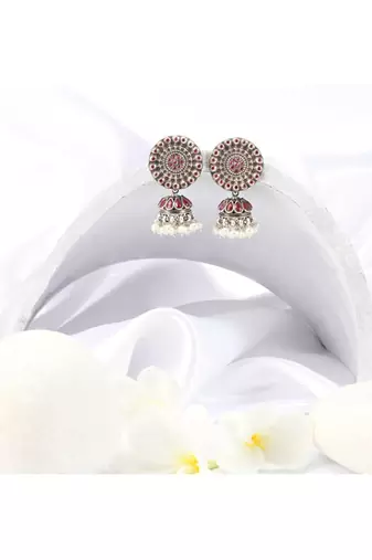Sangeeta Boochra Silver Earrings