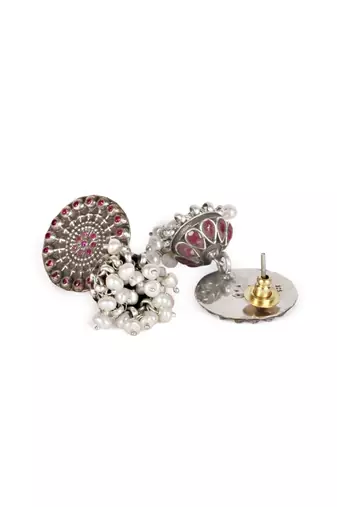 Sangeeta Boochra Silver Earrings