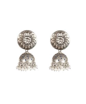 Sangeeta Boochra Silver Earrings 1