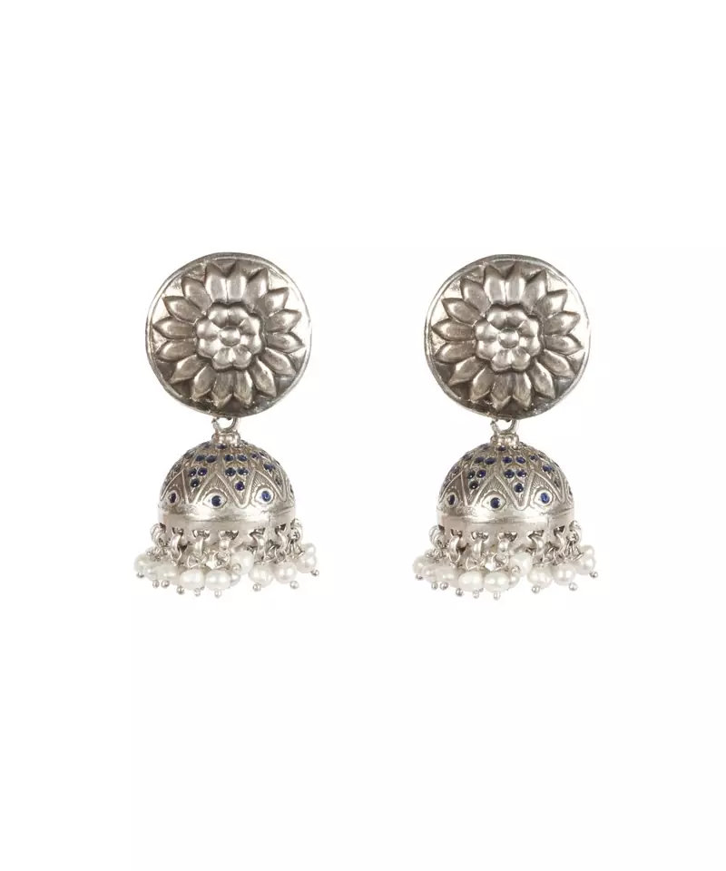 Sangeeta Boochra Silver Earrings