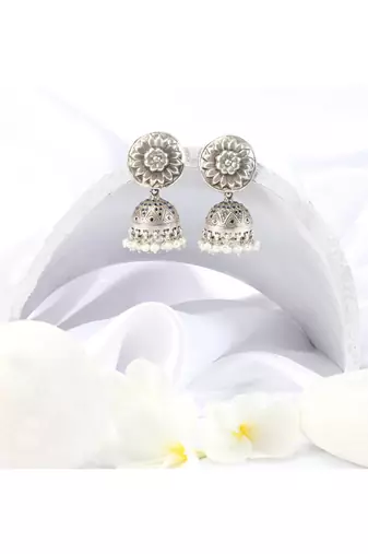 Sangeeta Boochra Silver Earrings