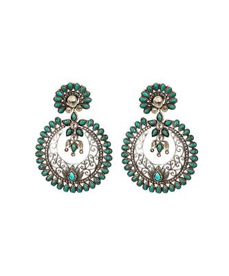 Sangeeta Boochra Silver Earrings 1