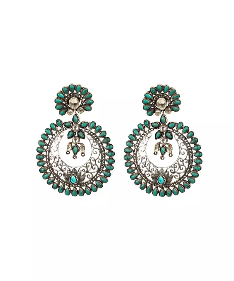Sangeeta Boochra Silver Earrings