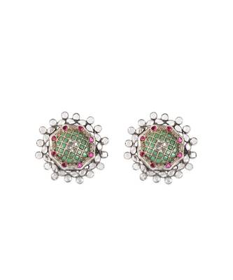 Sangeeta Boochra Silver Earrings 1