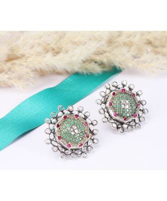 Sangeeta Boochra Silver Earrings 2