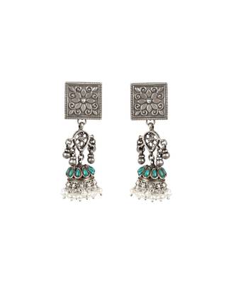 Sangeeta Boochra Silver Earrings 1