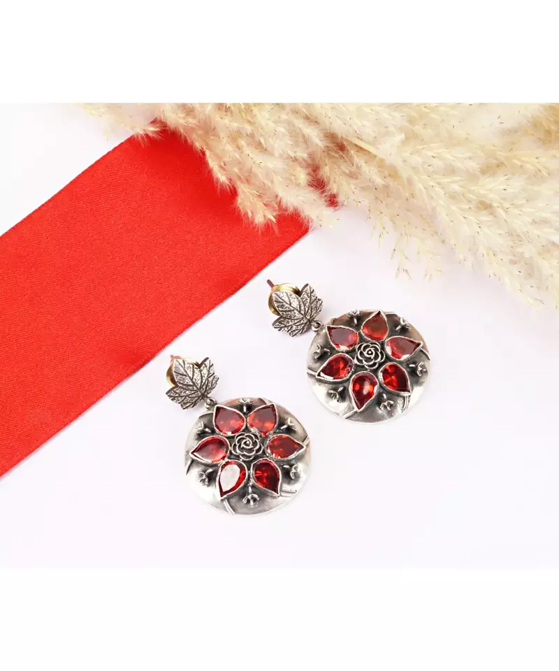 Sangeeta Boochra Silver Earrings