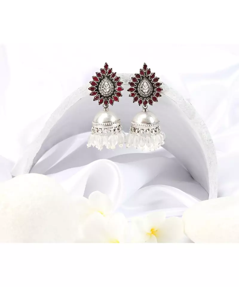 Sangeeta Boochra Silver Earrings