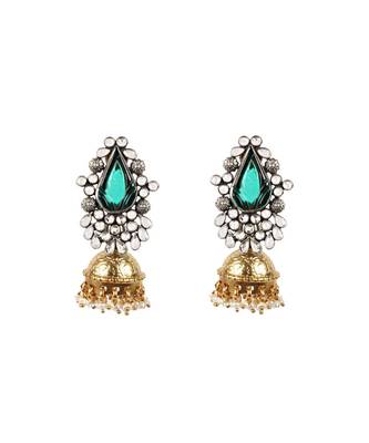 Sangeeta Boochra Silver Earrings 1