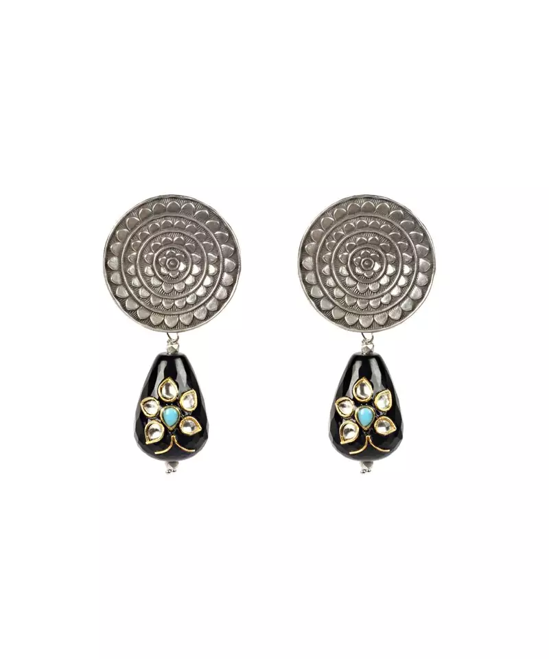 Sangeeta Boochra Silver Earrings