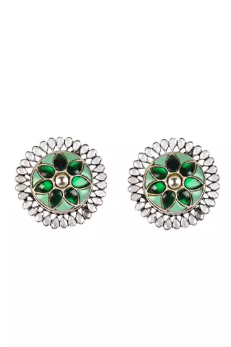 Sangeeta Boochra Silver Earrings