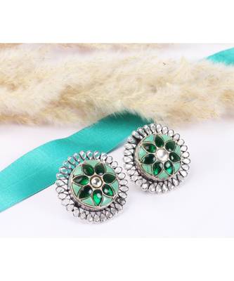 Sangeeta Boochra Silver Earrings 1