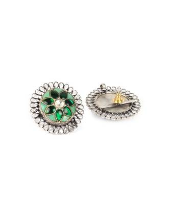 Sangeeta Boochra Silver Earrings 3