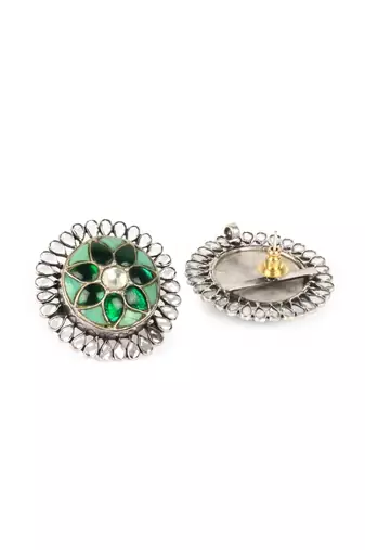 Sangeeta Boochra Silver Earrings