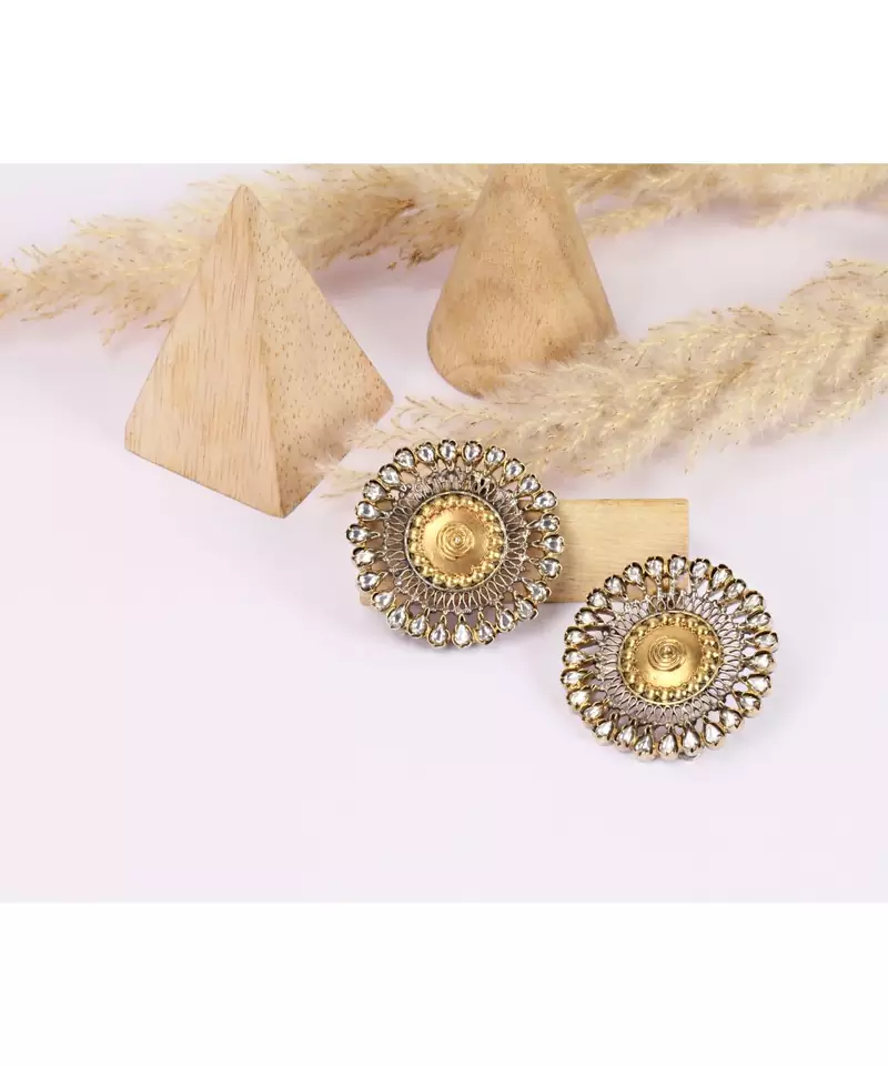 Sangeeta Boochra Silver Earrings