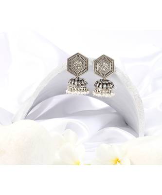 Sangeeta Boochra Silver Earrings 1