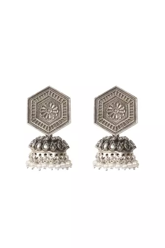 Sangeeta Boochra Silver Earrings