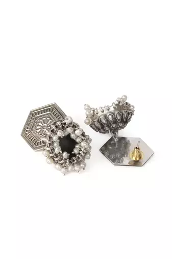 Sangeeta Boochra Silver Earrings