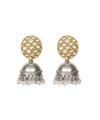 Sangeeta Boochra Silver Earrings 1