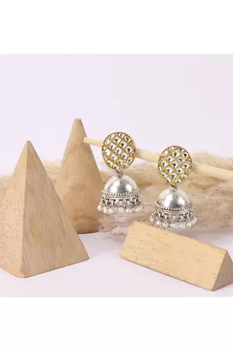 Sangeeta Boochra Silver Earrings
