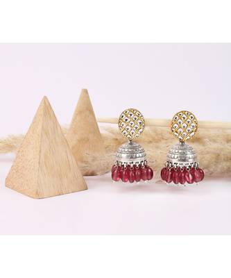 Sangeeta Boochra Silver Earrings 1