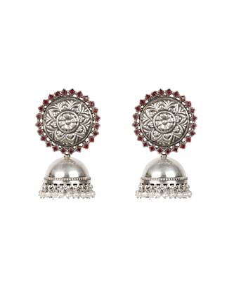 Sangeeta Boochra Silver Earrings 1