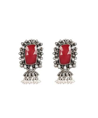 Sangeeta Boochra Silver Earrings 1