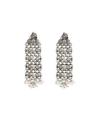 Sangeeta Boochra Silver Earrings 1