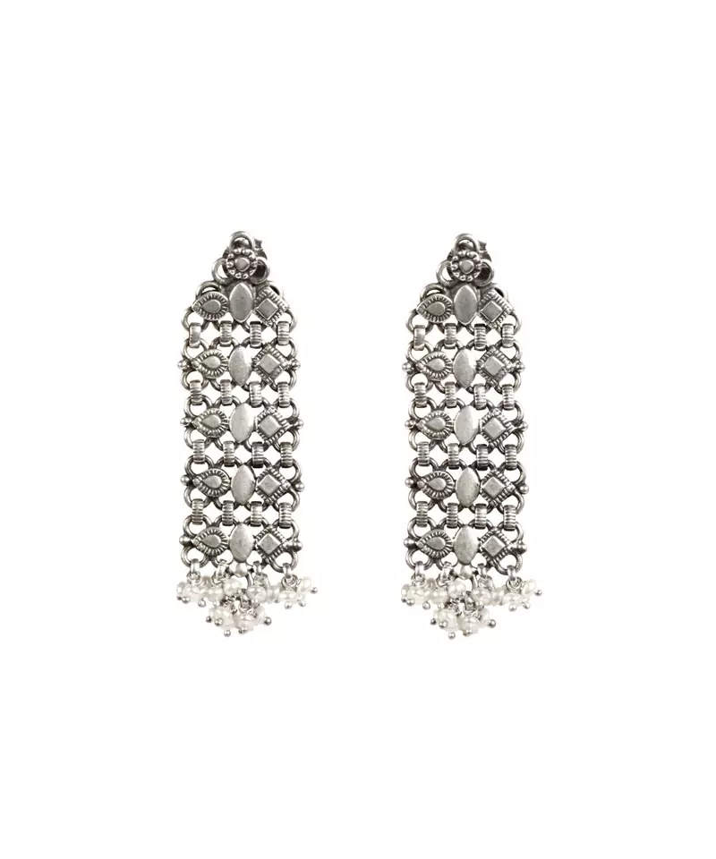 Sangeeta Boochra Silver Earrings
