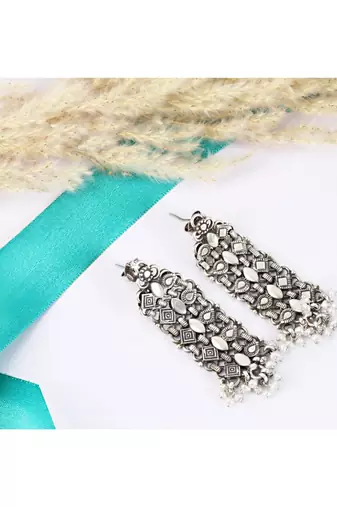 Sangeeta Boochra Silver Earrings