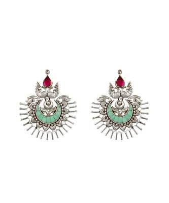 Sangeeta Boochra Silver Earrings 1