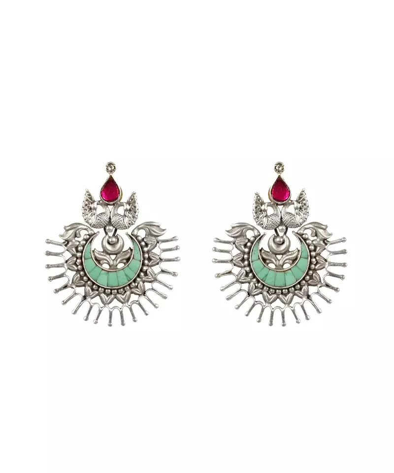 Sangeeta Boochra Silver Earrings