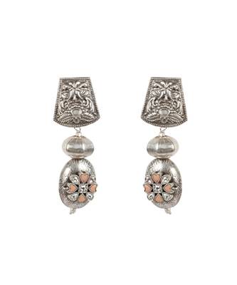 Sangeeta Boochra Silver Earrings 1
