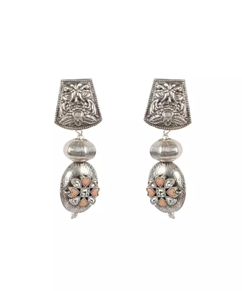 Sangeeta Boochra Silver Earrings
