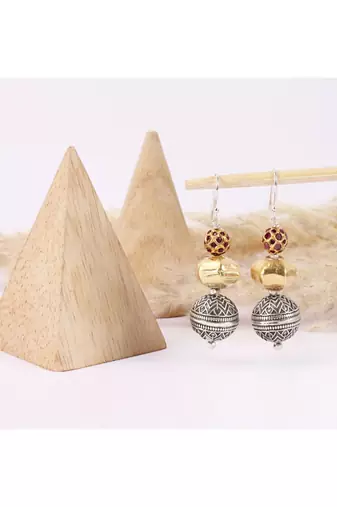 Sangeeta Boochra Silver Earrings